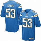 Nike Men & Women & Youth Chargers #53 Conner Blue Team Color Game Jersey,baseball caps,new era cap wholesale,wholesale hats